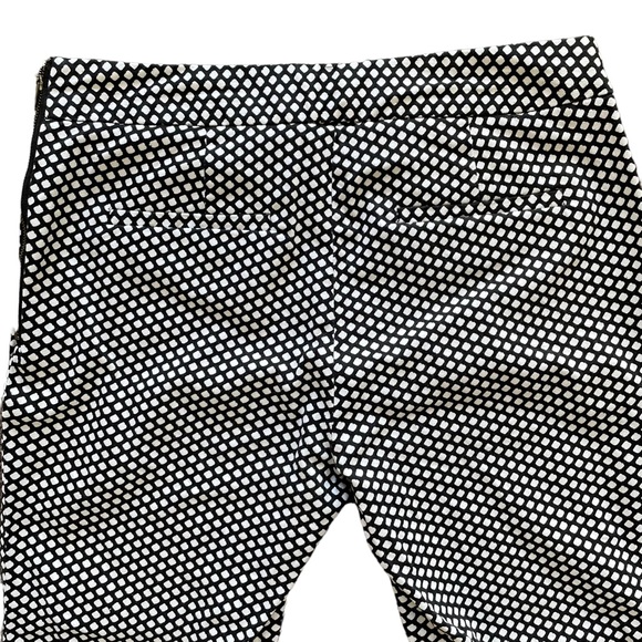 PORTMANS Sz10 Black and white diamond design capri 7/8ths pants - Picture 6 of 10